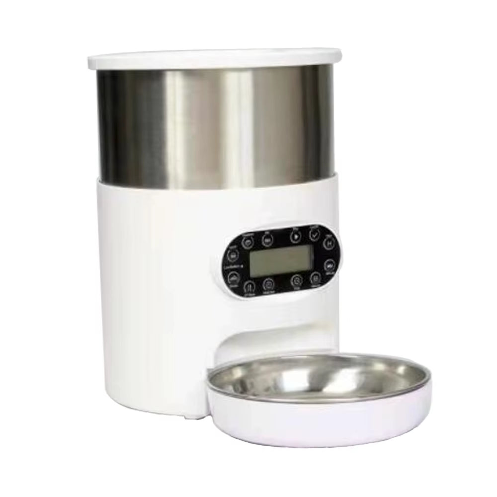 Revolutionary Smart APP Pet Feeder: Automatic Stainless Steel Dispenser for Cats and Dogs with Voice Recording and Timed Feeding